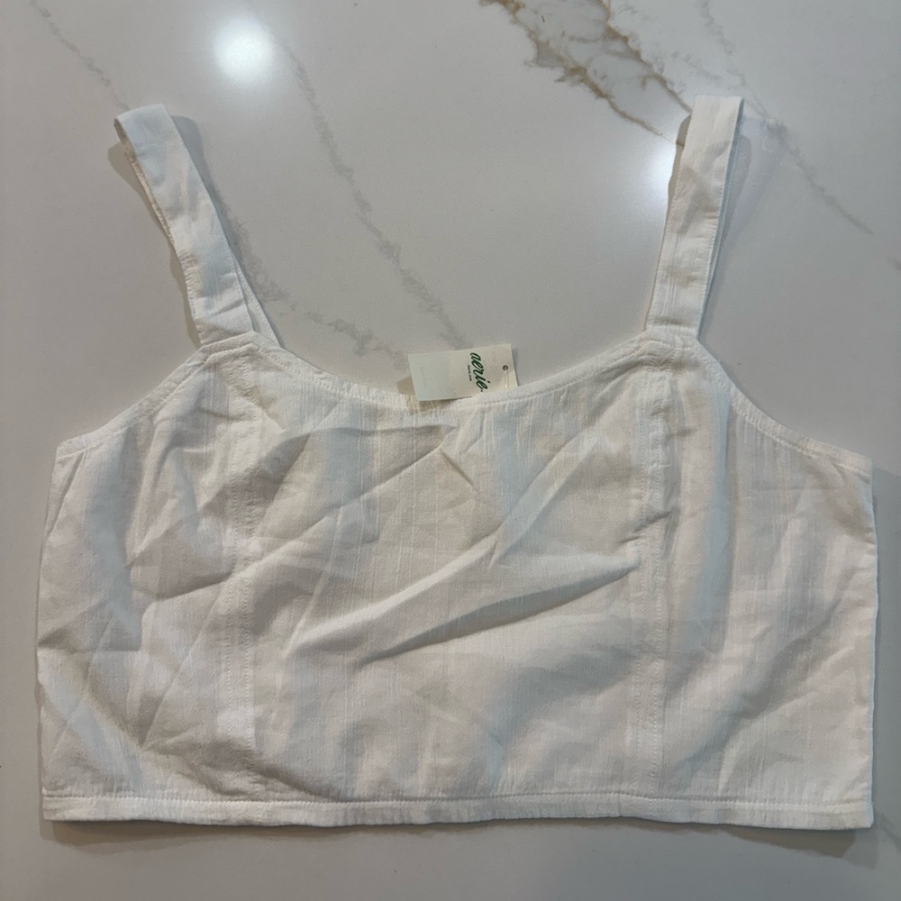 Aerie White Tank Top for Women